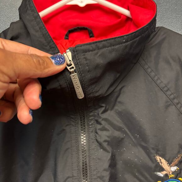 WearGuard Inter-Act Jacket Education Zip Up Heavy Windbreaker Eagle Logo Pin - Picture 10 of 15